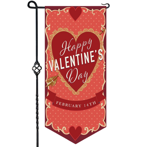 It's Valentine's Day Long XL Garden Flag