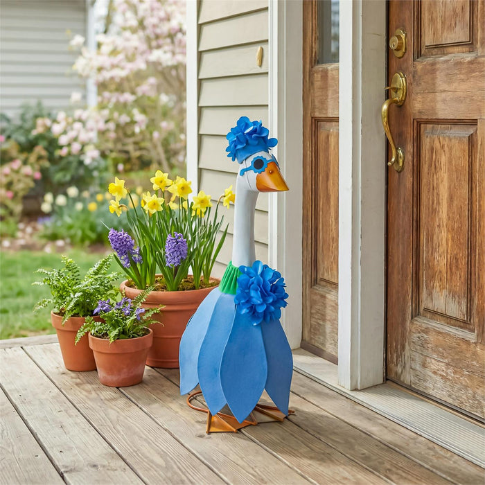 Giddy the Goose Outfit - Blue Hydrangea