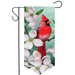 Cardinals and Dogwoods Long XL Garden Flag