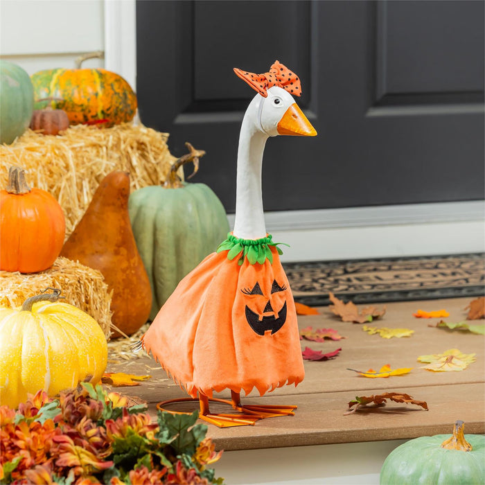 Giddy the Goose Outfit - Pumpkin Poncho