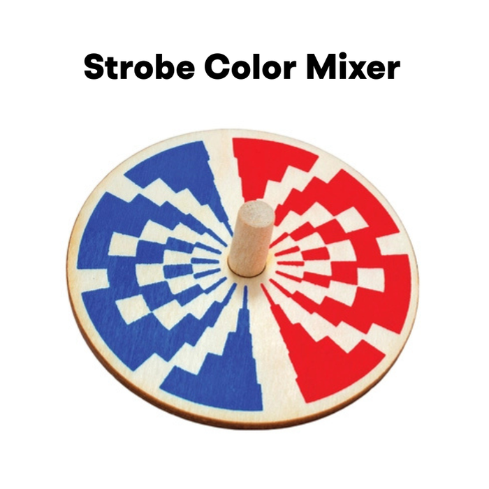 Whirligig Spinning Top - Strobe Color Mixer