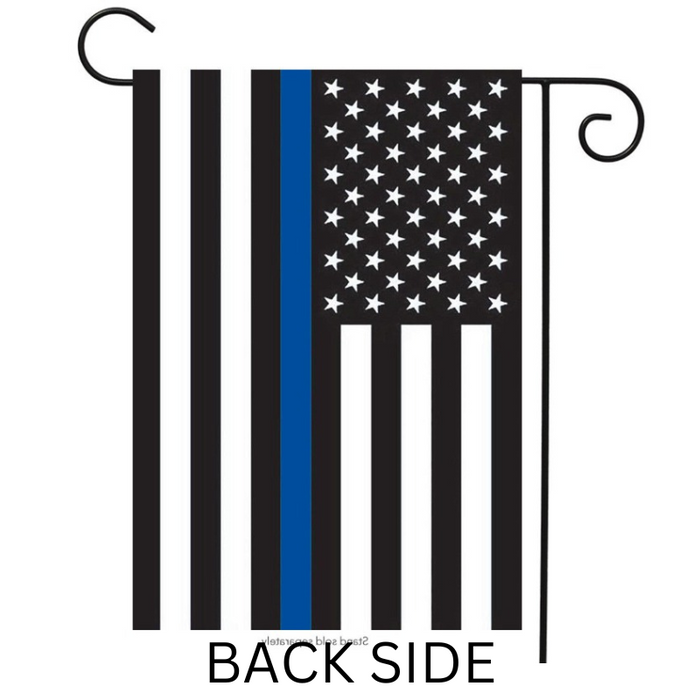 Thin Blue Line Printed Garden Flag