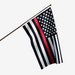 2x3' Thin Red Line Polyester Flag - Made in USA