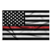 2x3' Thin Red Line Polyester Flag - Made in USA
