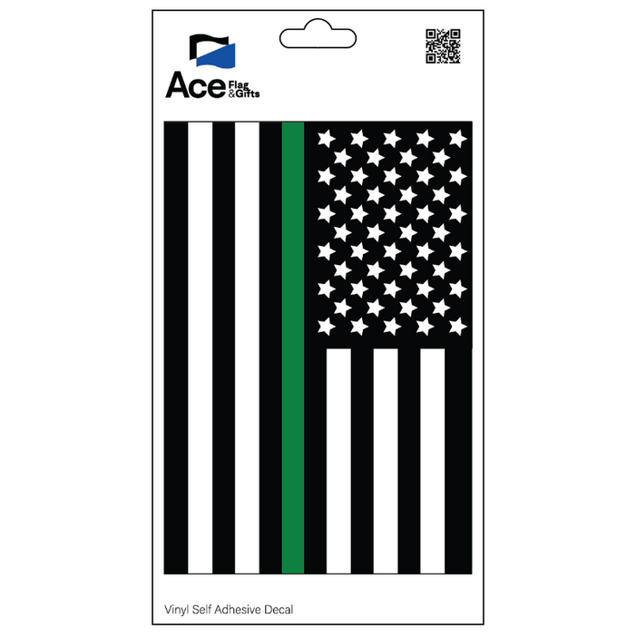 Thin Green Line US Decal - Made in USA