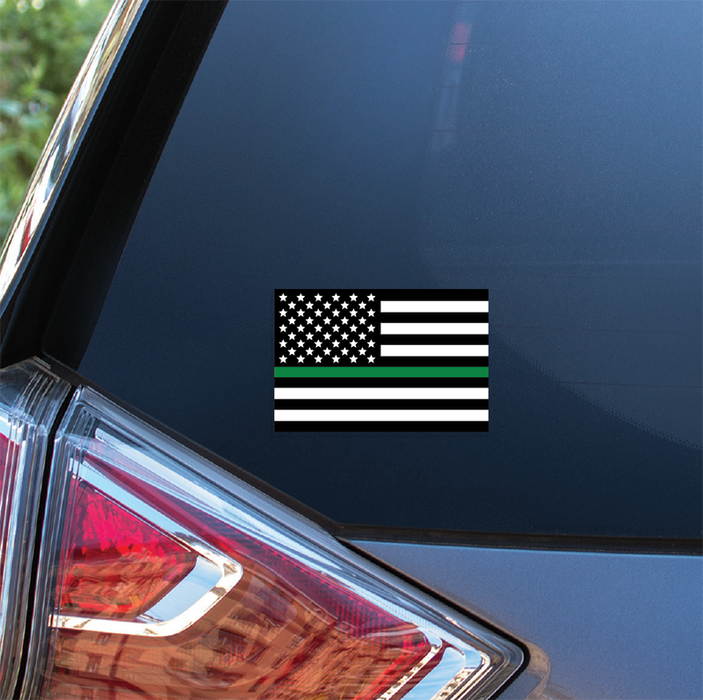 Thin Green Line US Decal - Made in USA