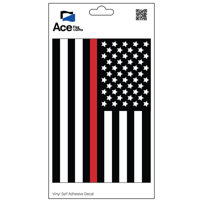 Thin Red Line US Decal - Made in the USA