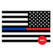 Thin Red And Blue Line US Polyester Flag
