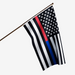 Thin Red And Blue Line US Polyester Flag