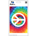 Tie Dye Peace Decal - Made in USA