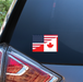 USA & Canada Friendship Decal - Made in USA