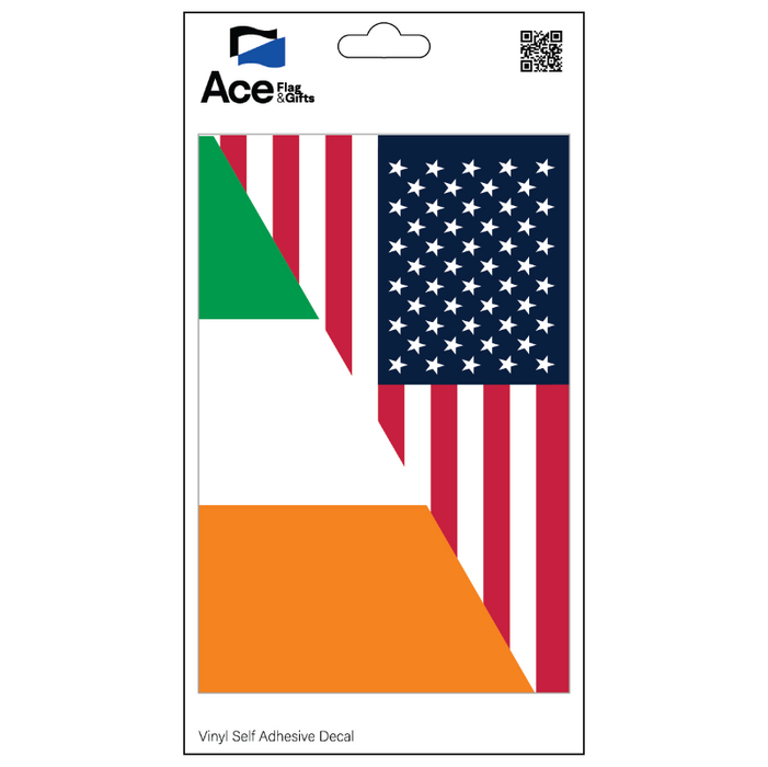 USA & Ireland Friendship Decal - Made in USA