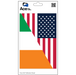 USA & Ireland Friendship Decal - Made in USA