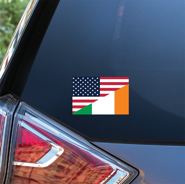 USA & Ireland Friendship Decal - Made in USA