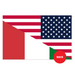 USA & Italy Friendship Polyester Flag - Made in USA