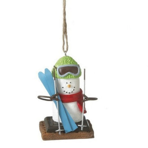 Skiing S'mores Ornament
