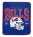 Buffalo Bills EST Helmet Ultra Soft Throw Blanket