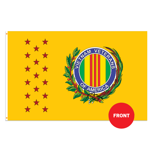 3x5' Vietnam Vets of America Polyester Flag - Made in the USA