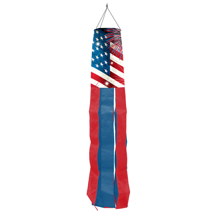 40" Stars and Stripes Windsock
