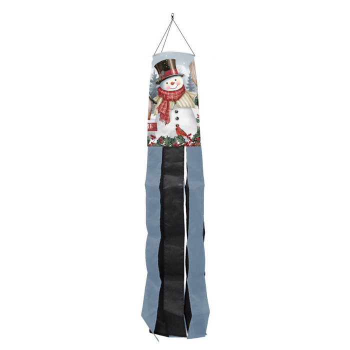 40" Jolly Snowman Windsock