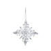 Clear Glittery Acrylic Snowflake Ornament - Assorted Styles