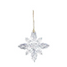 Clear Glittery Acrylic Snowflake Ornament - Assorted Styles
