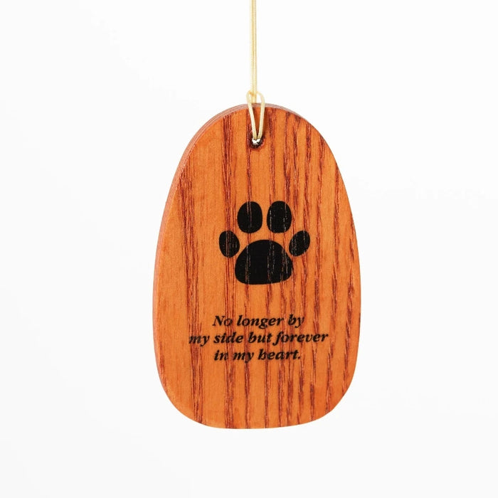 20" Pet Sympathy Paw Print Wind Chime