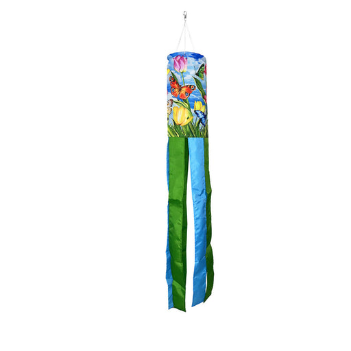 40" Sunshine Butterflies Windsock