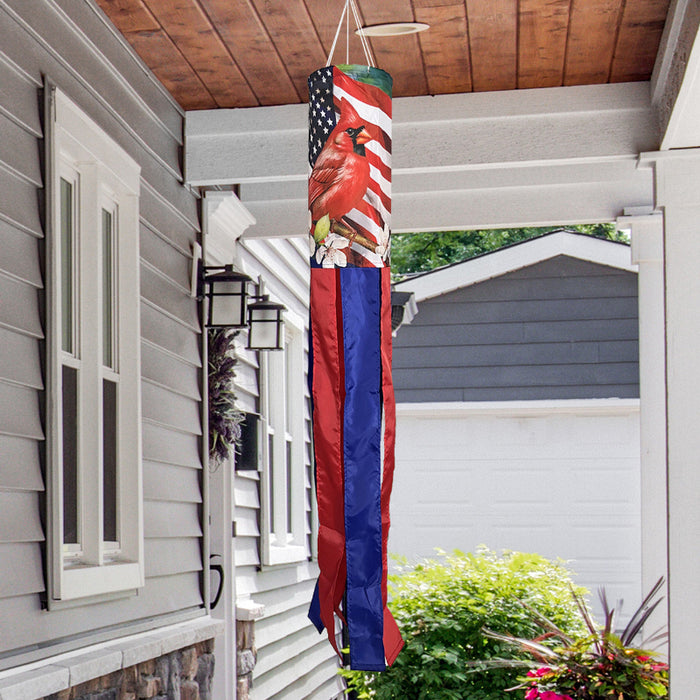 40" American Cardinal Windsock