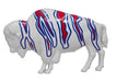 The Original White Buffalo Zebra Lawn Ornament - Made in the USA