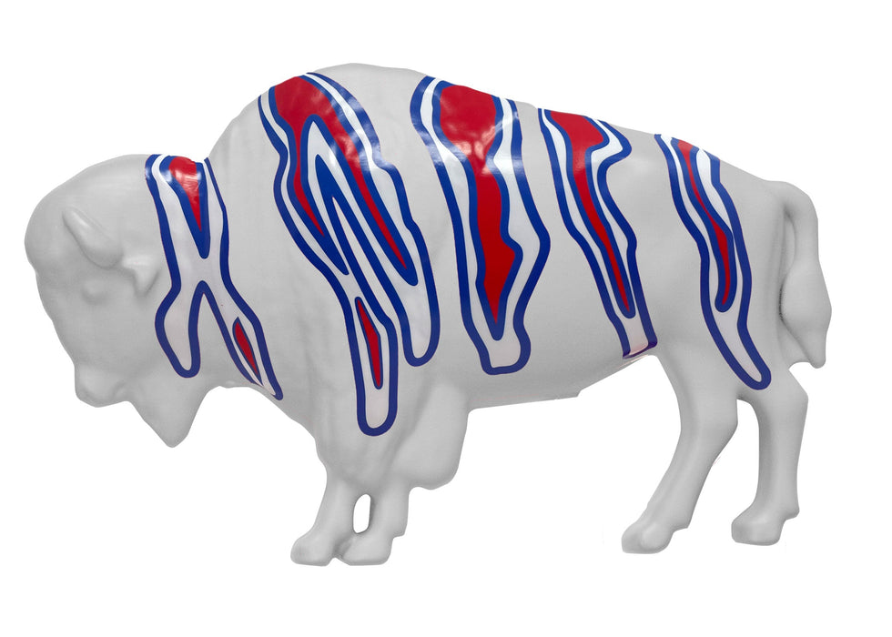 The Original White Buffalo Zebra Lawn Ornament - Made in the USA