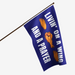 Livin' On A Wing & A Prayer Arched Polyester Flag - Made in the USA