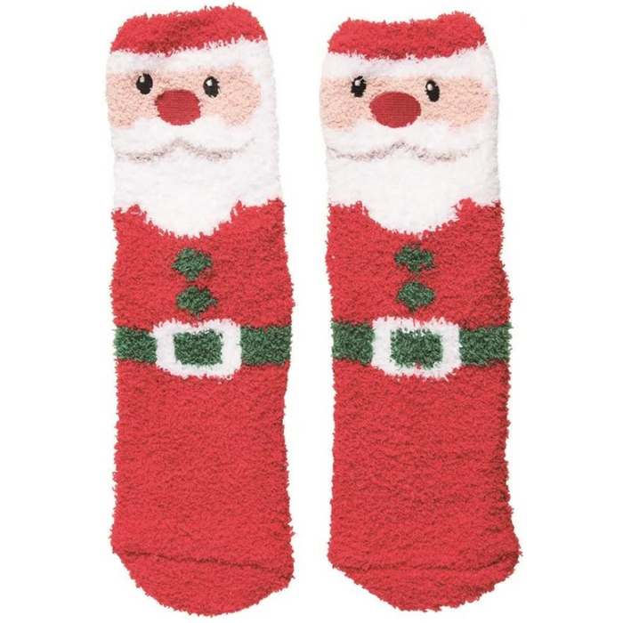 Santa Christmas Socks in Ball Ornament