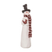 Large Hat Tall Scarf Snowman Figurine