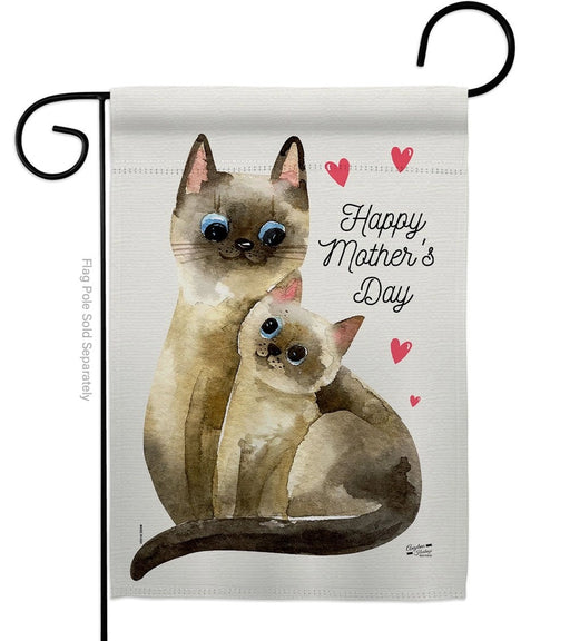 Happy Mother's Day Kitties Garden Flag