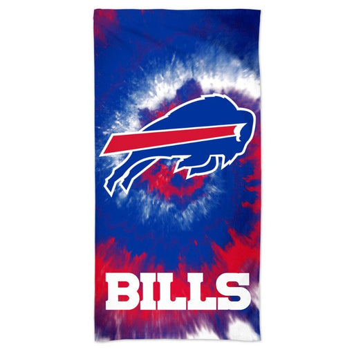 Buffalo Bills Tie Dye Beach Towel