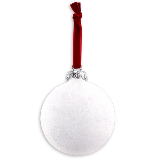 Handblown Glass Ornament - back side