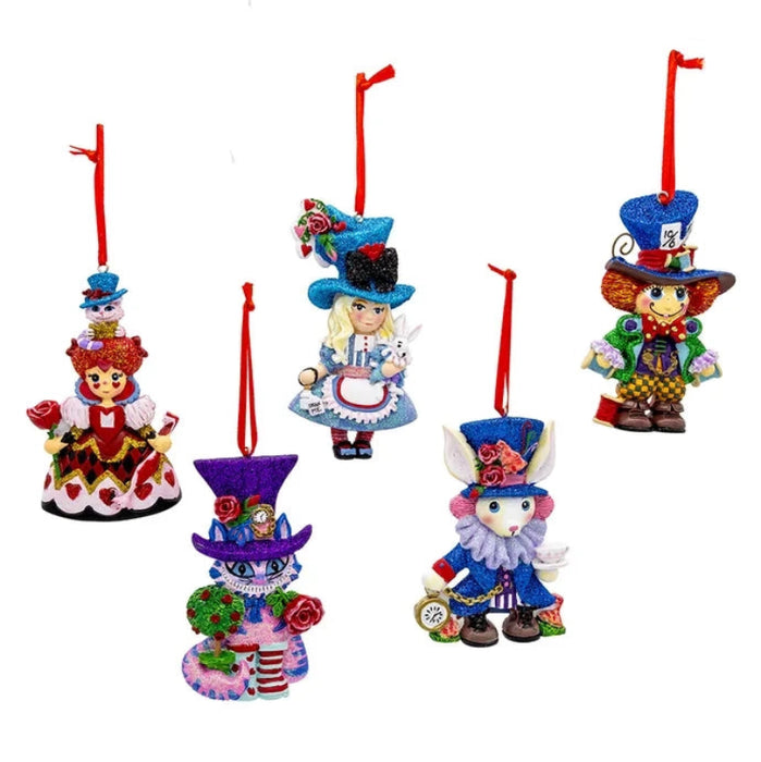 Alice in Wonderland Ornament - assorted styles shown and sold separately