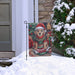 Christmas Puppy Mischief Garden Flag