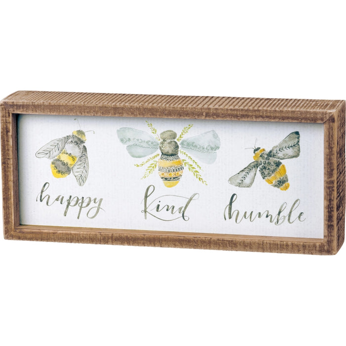 Bees Inset Box Sign