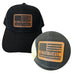 We the People Engraved Black Leatherette Hat