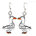 Silly Goose Wood Earrings