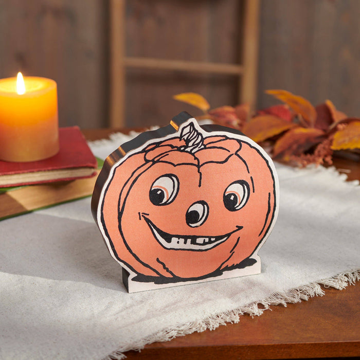 Happy Halloween Vintage Chunky Shelf Sitter