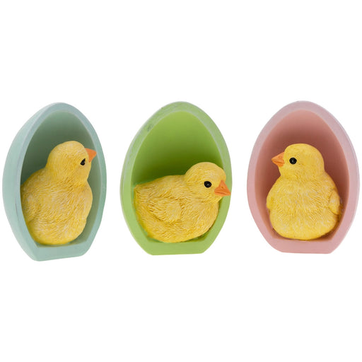 Baby Chick in Colored Egg Figurine - multiple styles sold separately