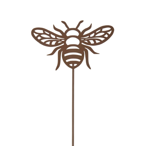 Metal Bee Garden Pick