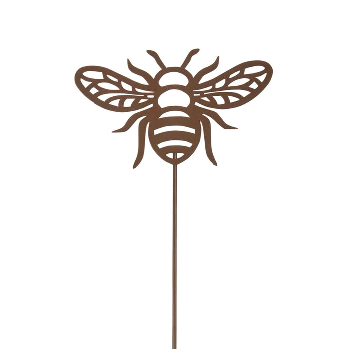 Metal Bee Garden Pick