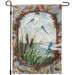 Dragonflies in Pond Vintage Garden Flag