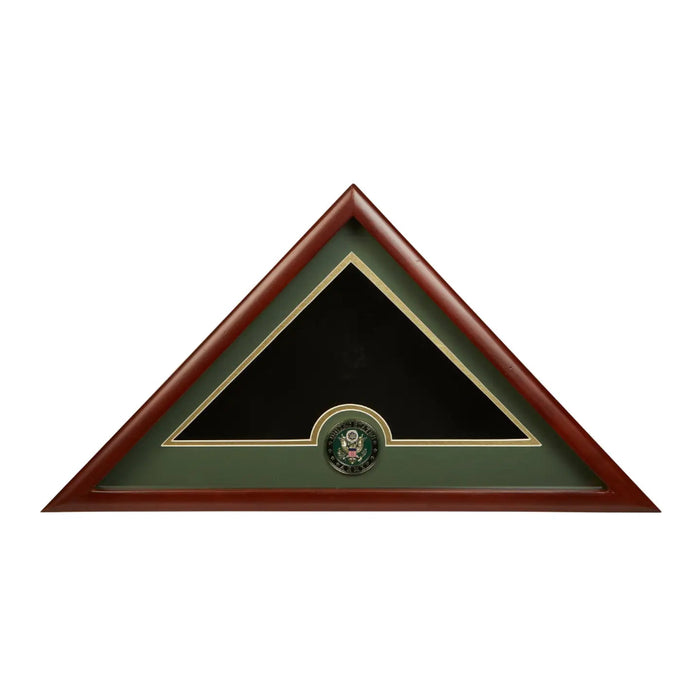 US Army Emblem Burial Flag Display Case