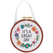 It's A Great Day Embroidery Hoop Decor