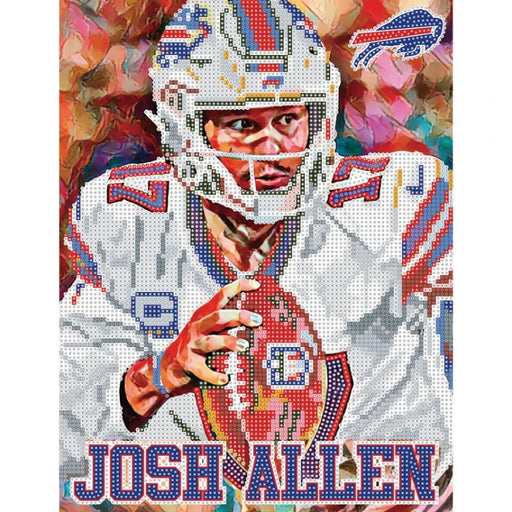 Buffalo Bills Josh Allen Diamond Painting Craft Kit